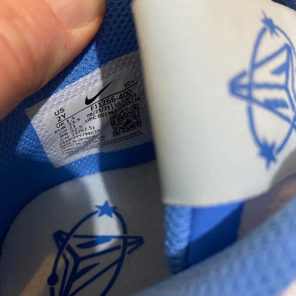 Nike Ja1 SE GS Morant All Star Glacier Blue, Youth Size 2 - Picture 5 of 7